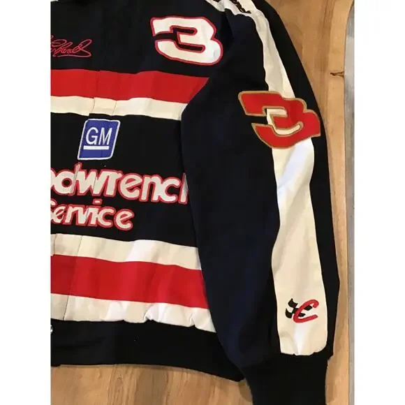 Dale Earnhardt #3 GM Goodwrench Jacket Mens Sz Medium Vintage Nascar Race Coat - Picture 3 of 6